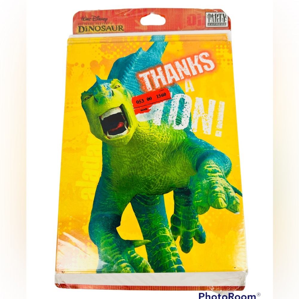 Hallmark Disney Dinosaur Thank You Cards Thanks A Ton New Old Stock